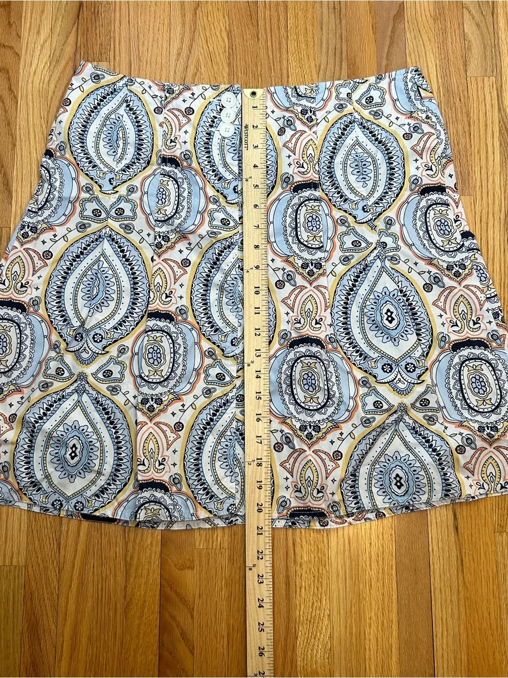 Ann Taylor Loft Paisley Mini Skirt